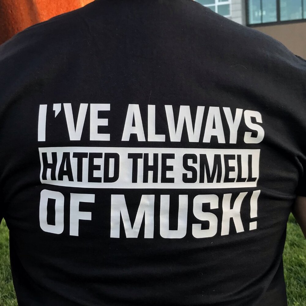 Custom Printed Anti-Tesla / Elon Musk Shirt! Unisex 3XL